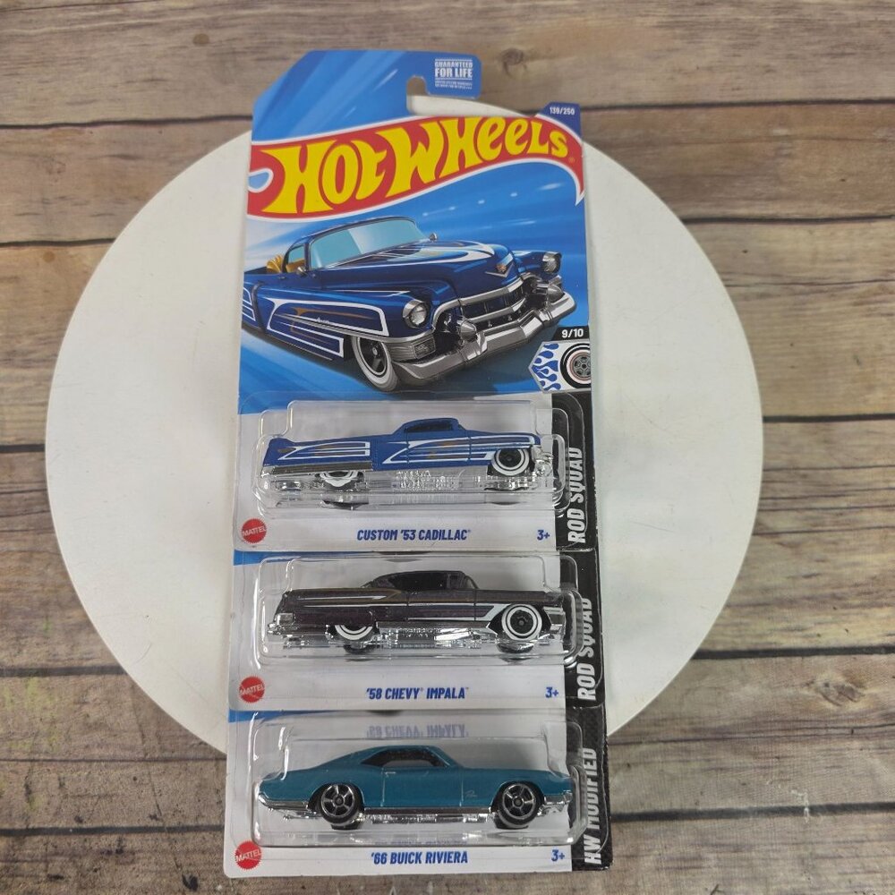 Hot Wheels Rod Squad 3-Pack Die-Cast Cars